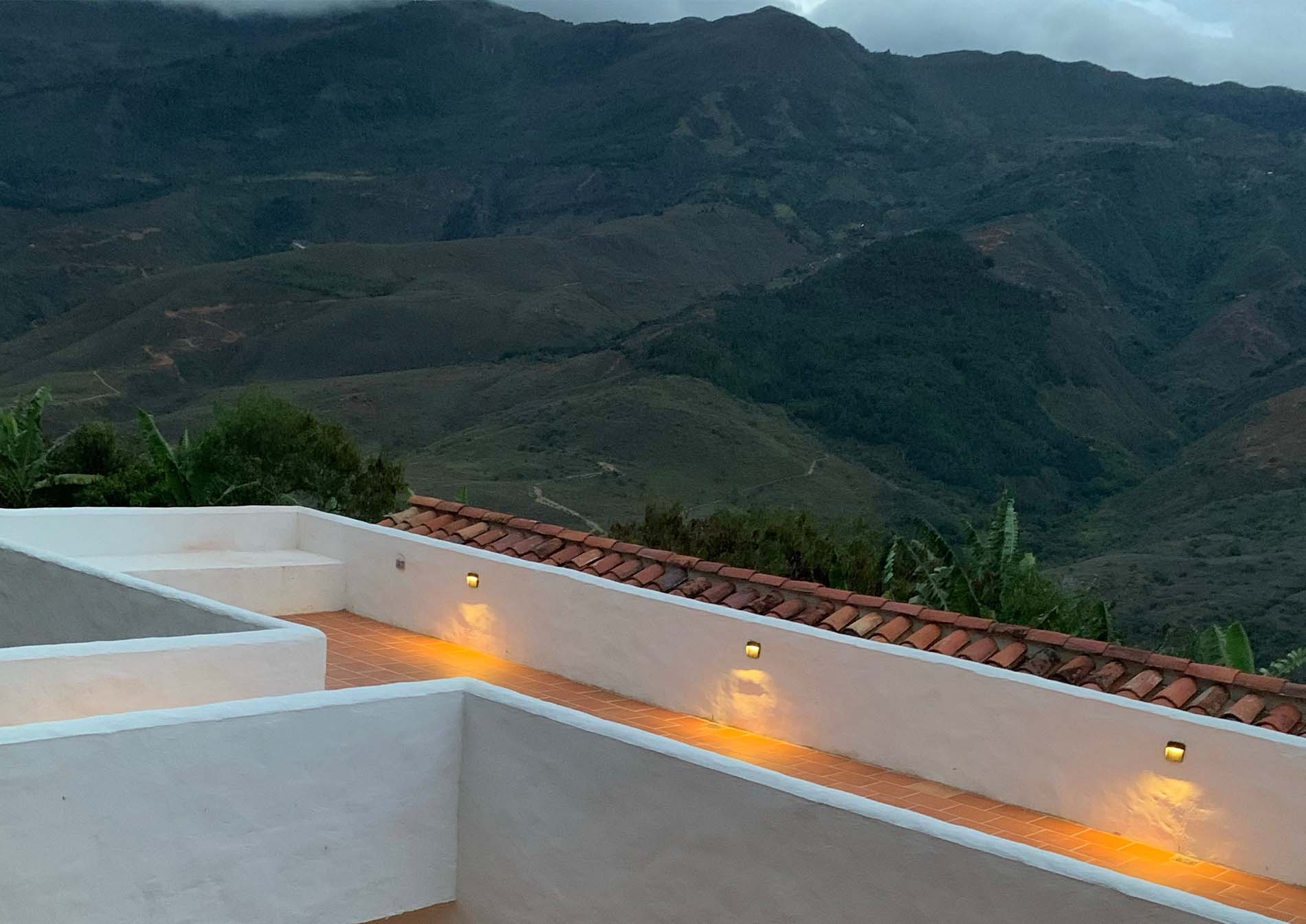 1 Eco-Retreat Colombia - picture of the ground being excavated to begin placing the ground work